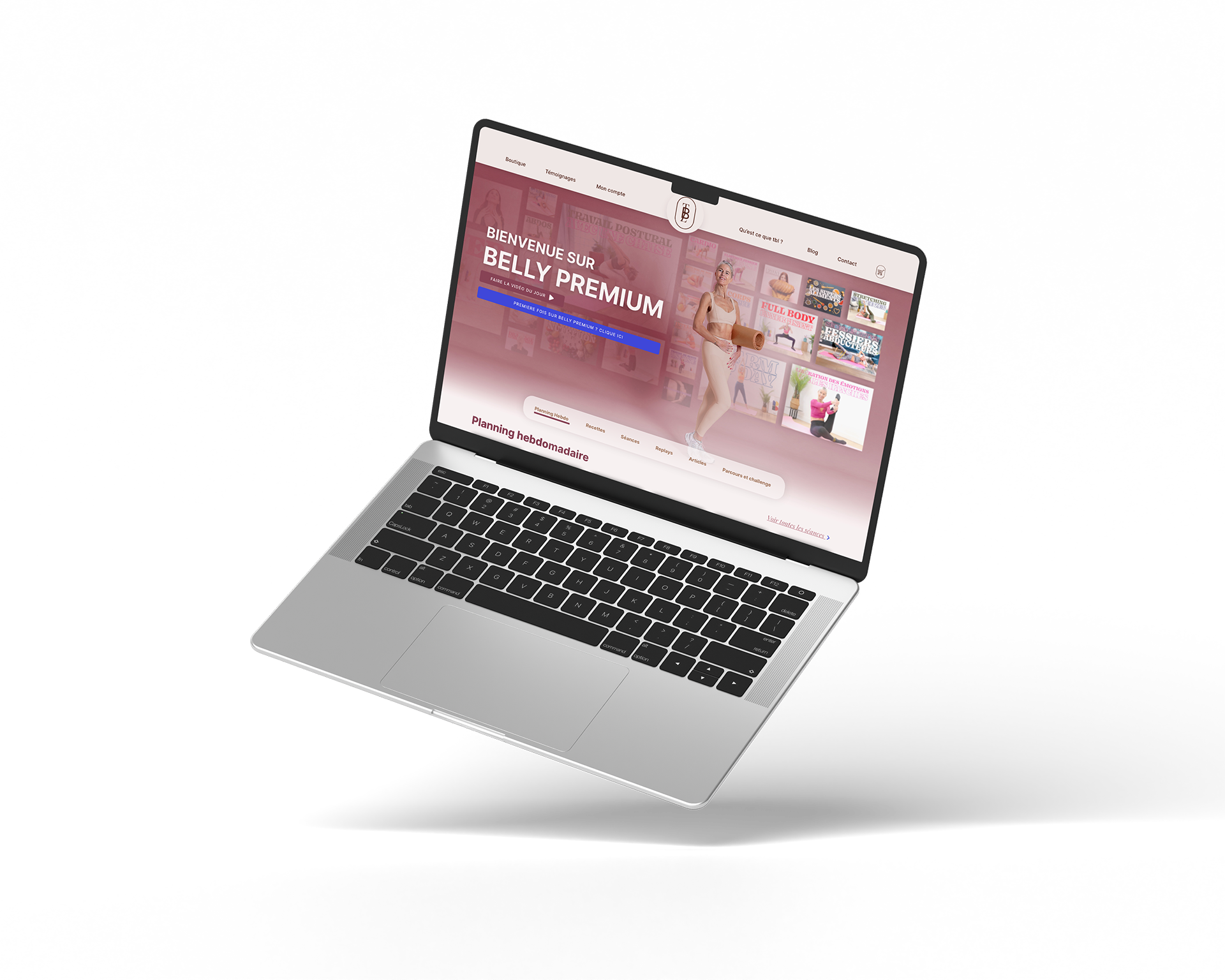 Vision Belly Premium sur ordinateur